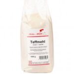 White teff wholemeal flour