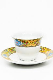 Coffee Cup and saucer 6 pieces – Decor: Tibib