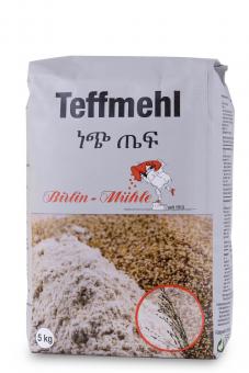 White teff wholemeal flour